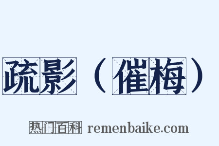 疏影（催梅）是什么意思的图片